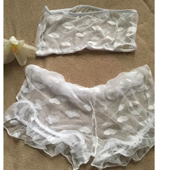 2pcs White Sheer Set - Picture 3 of 3